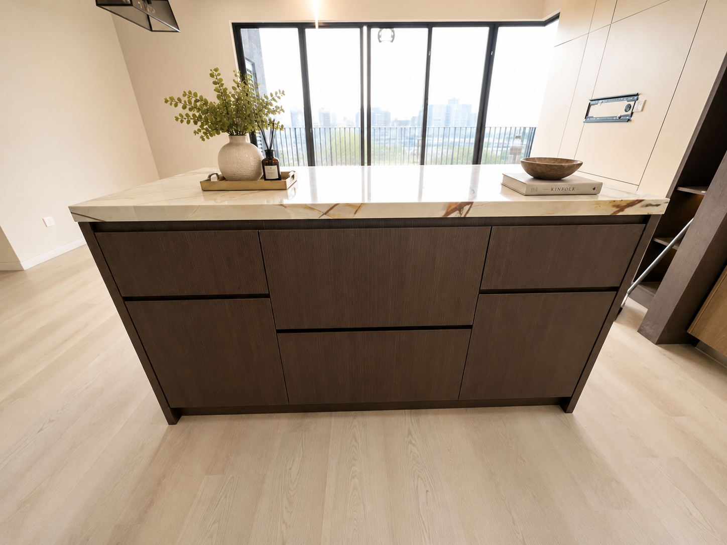 Kitchen cabinet and island project